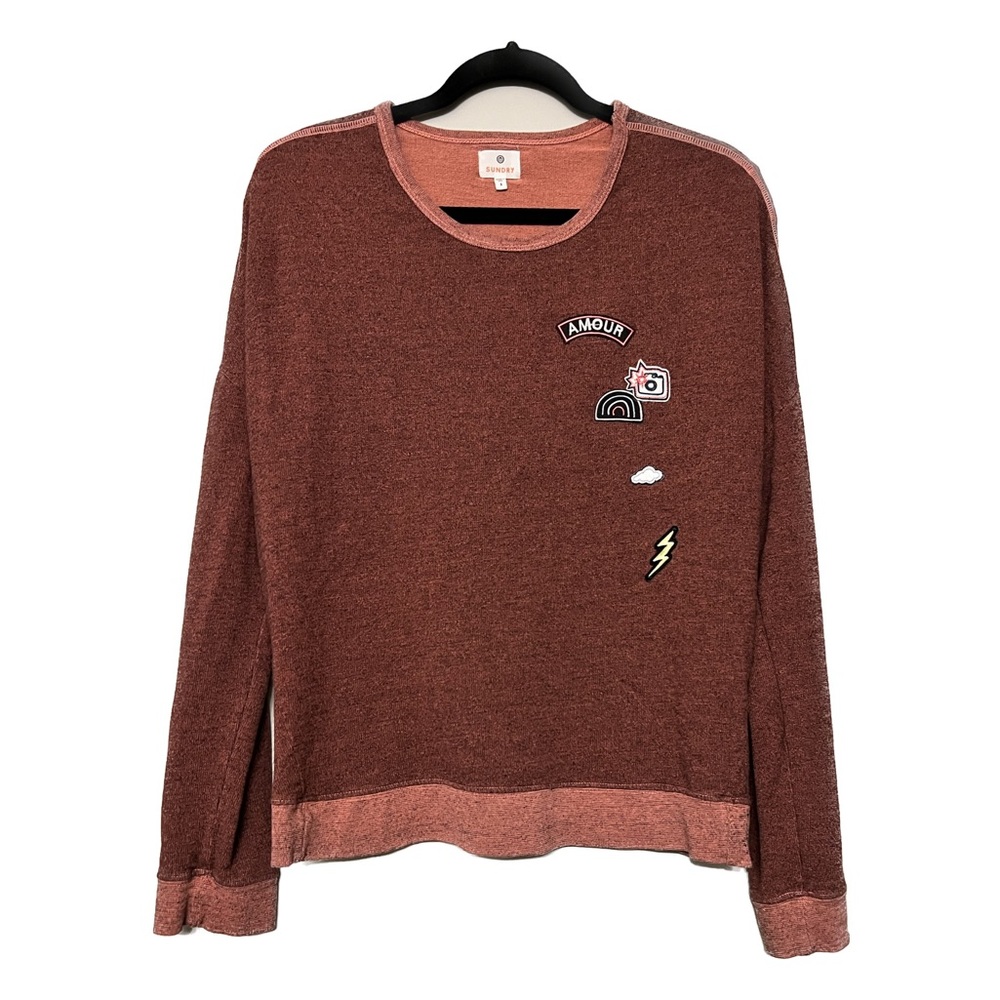 Sundry Cross Back Sweatshirt